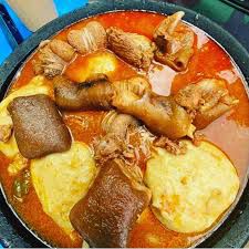 Fufu with Light Soup