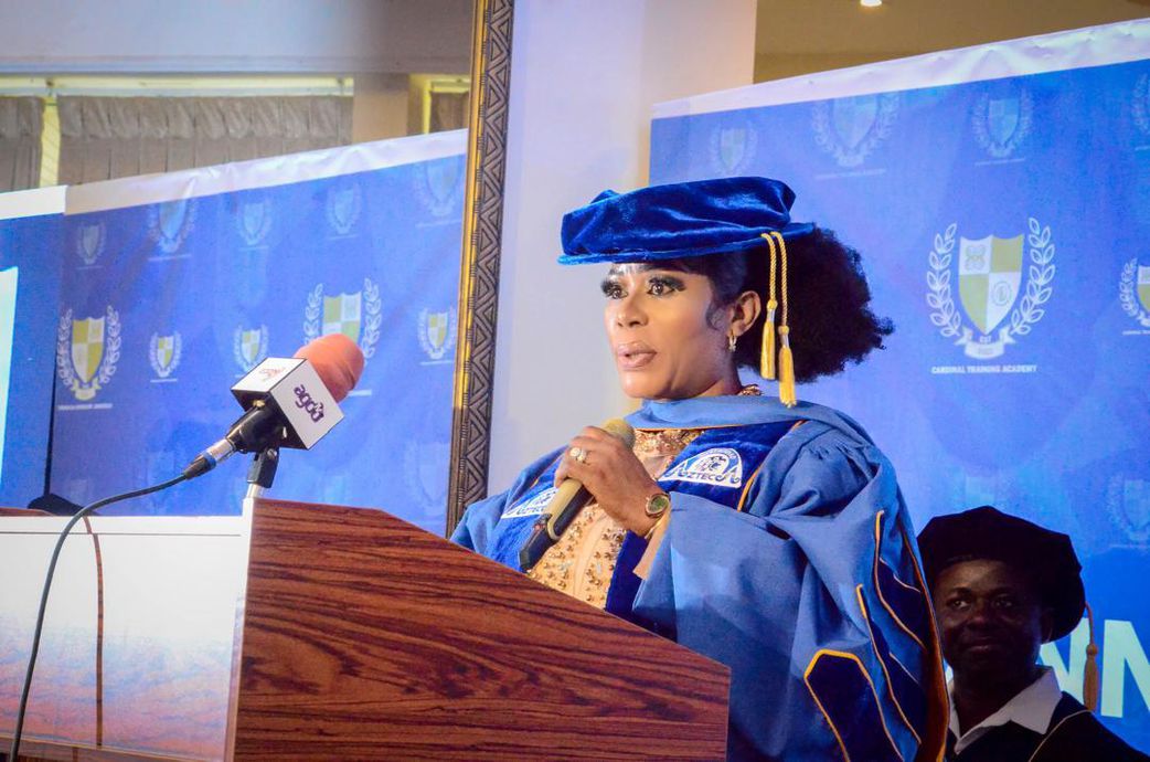 Mrs. Siaw Agyepong receives honorary doctorate in entrepreneurship & certificate in strategic leadership