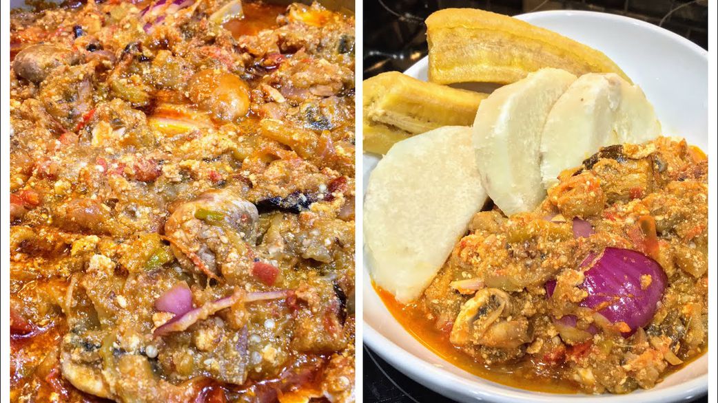 Ampesi and Garden Egg Stew
