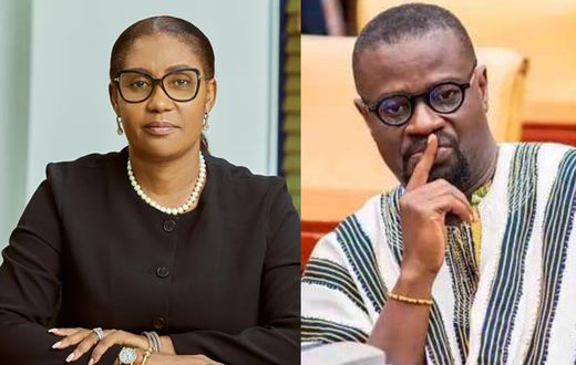 Victoria Emeafa Hardcastle and Frank Annoh-Dompreh