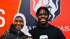 Alidu Seidu and his mother