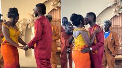 Ghana defender Gideon Mensah weds long-time girlfriend in colourful ceremony (Video)