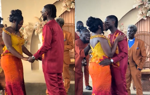Ghana defender Gideon Mensah weds long-time girlfriend in colourful ceremony (Video)