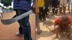 Mentally challenged man butchers stranger, attempts to hide body in gutter