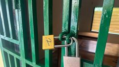 A/R: Over 15 armed men storm Bekwai, lock Forestry Commission office over mining clampdown 
Photo| JoyNews