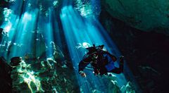 4. Cave Diving