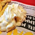 Fries and mayonnaise