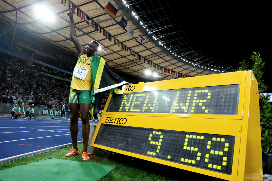 5. Athletics – Usain Bolt’s 100m world record 