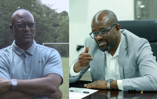 Professor Quartey and Kurt Okraku