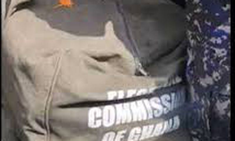 Electoral bag with broken seal in Koforidua