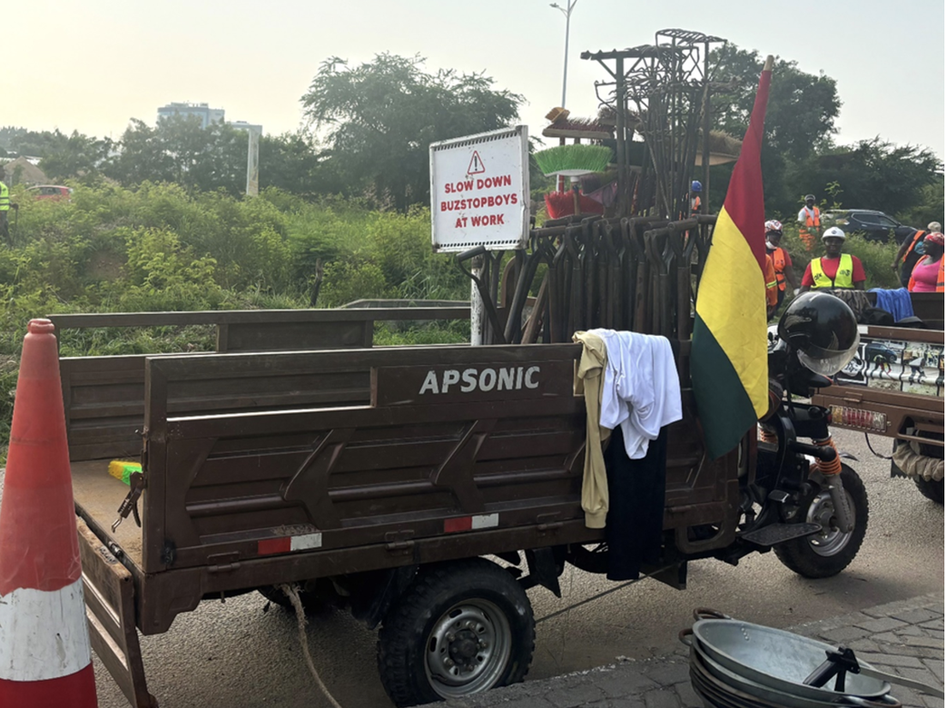 The Buz Stop Boys Are Now Known to Many People, Especially in Accra. (Picture: Zoe Geissler)