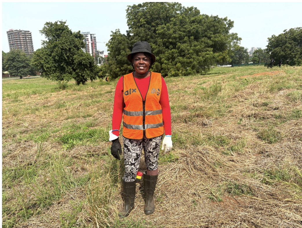 Jessica takes part in the Buz Stop Boys' clean-ups whenever she has time and doesn't have to work. (Picture: Zoe Geissler)