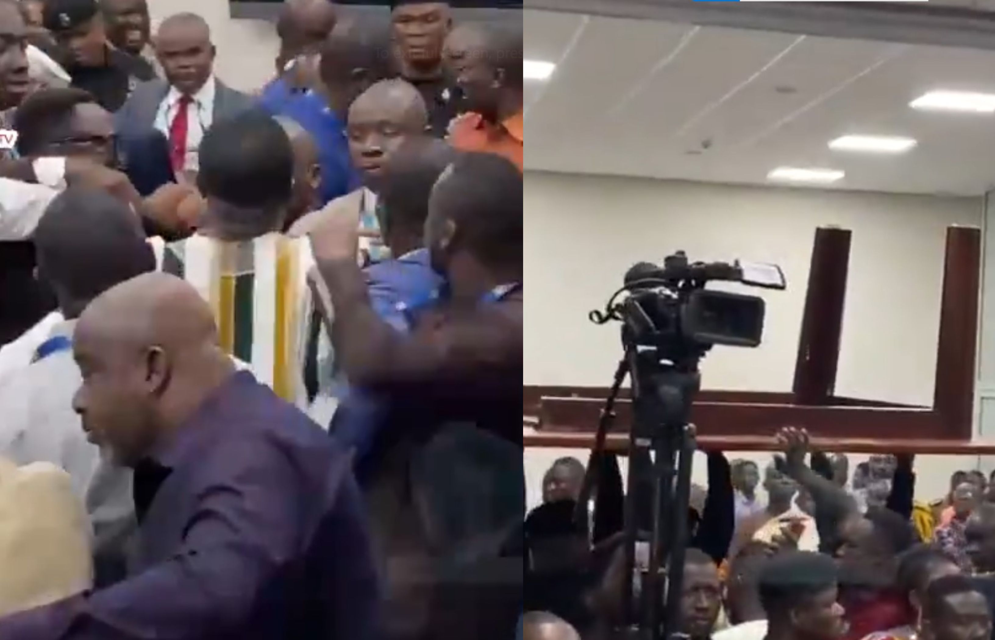 Chairs flipped, tables broken as chaos erupts over vetting of Ablakwa ...