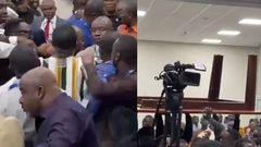 Chaos in Parliament
