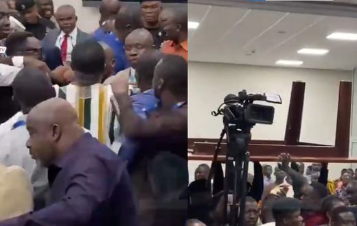 Chaos in Parliament