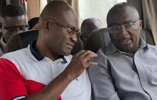 Kennedy Agyapong and Dr Mahamudu Bawumia