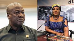 President John Mahama and Janet Nabla