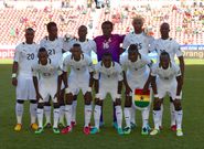 Fatau Dauda with Black Stars