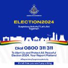 Police release phone numbers to call on December 7 for any election-related Issue