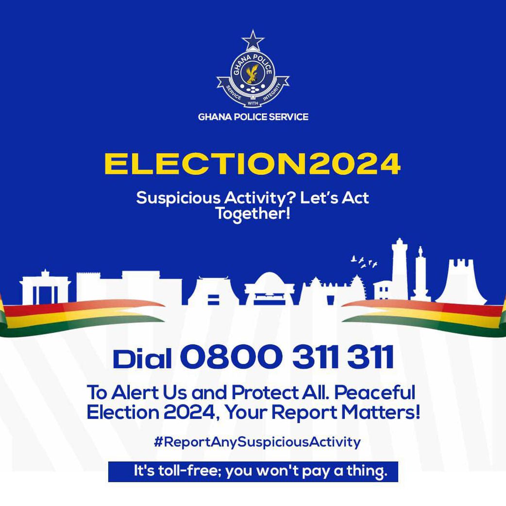 Police release phone numbers to call on December 7 for any election-related Issue