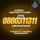 Police release phone numbers to call on December 7 for any election-related Issue