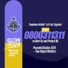 Police release phone numbers to call on December 7 for any election-related Issue