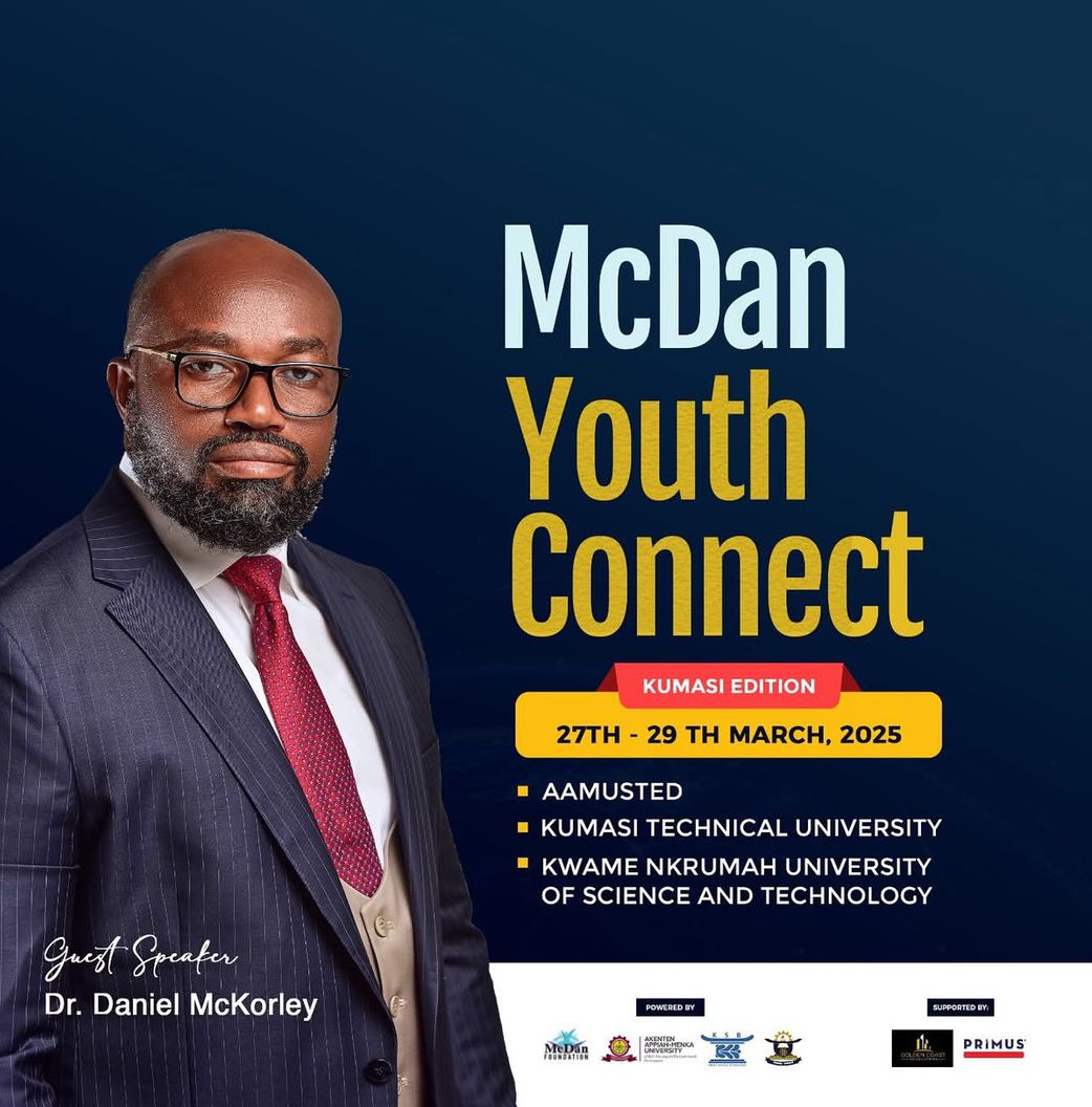 Don't go and do charity without building yourselves - McDan advises youth