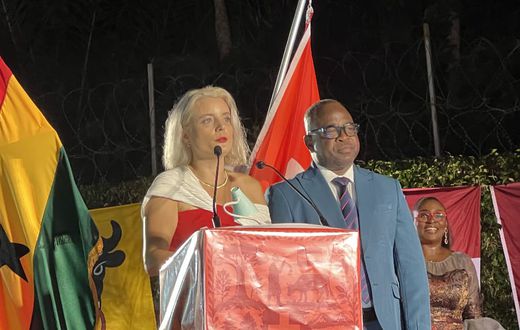 The Swiss Ambassador to Ghana, Her Excellency Ms Simone Giger