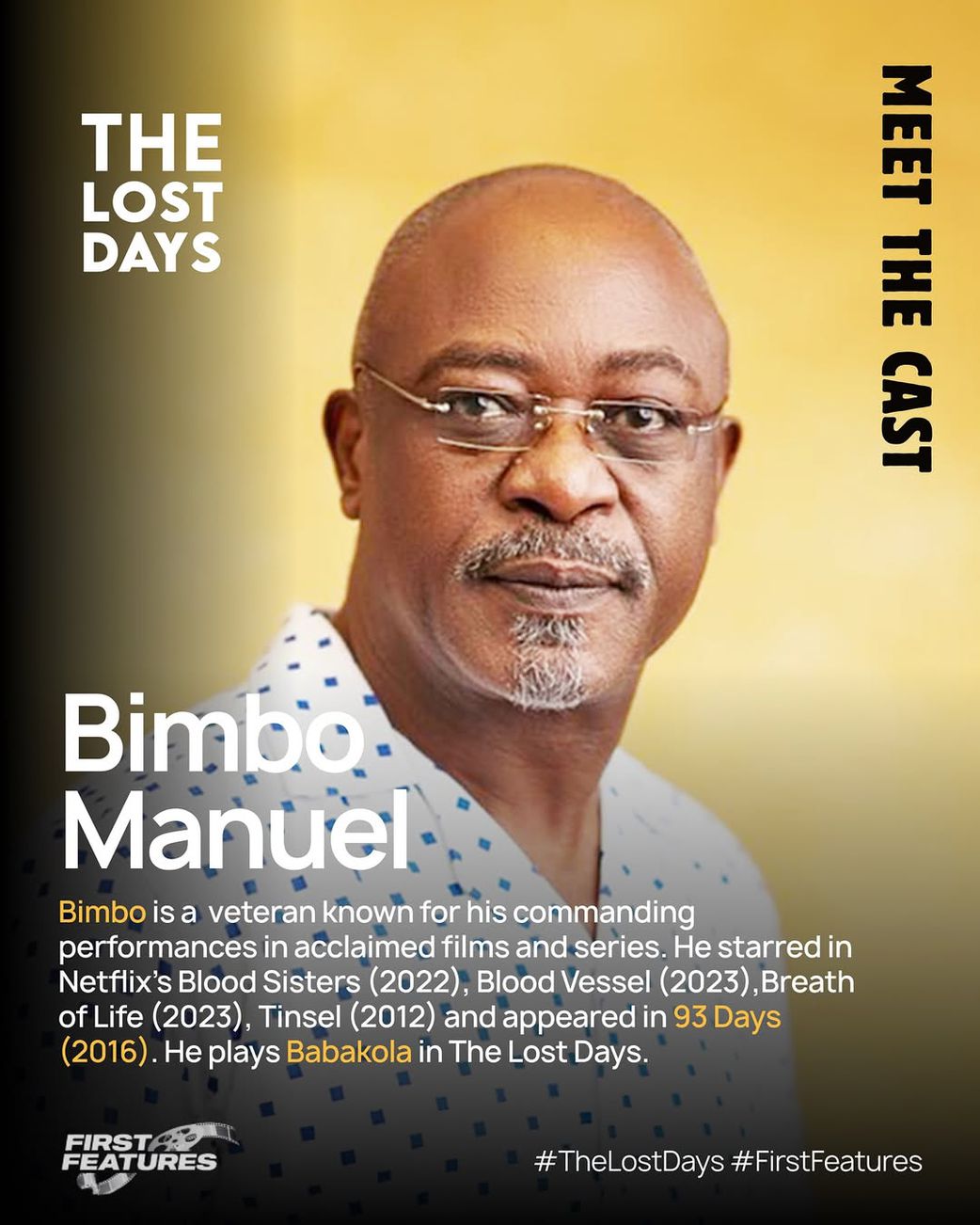 Bimbo Manuel stars in ‘The Lost Days’, premiering July 11 on Prime Video 