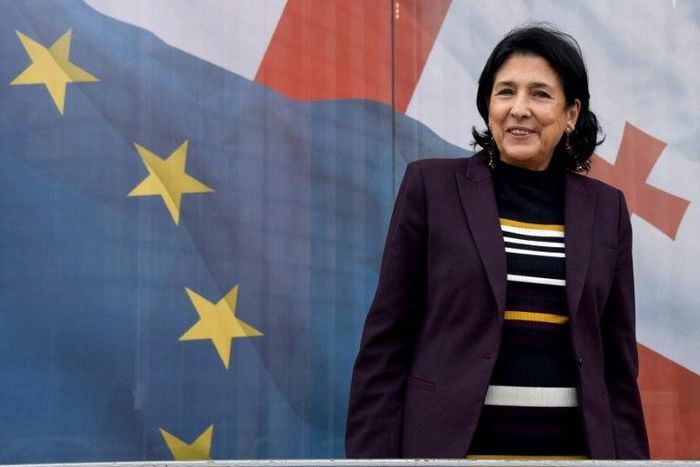 Pro-government presidential candidate and former French ambassador Salome Zurabishvili renounced her French citizenship to stand but the ex-foreign minister has her share of critics