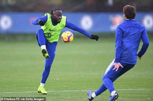 Victor Moses and Marcos Alonso