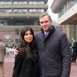 A handout photo taken in January 2017 and released by his family British student Matt Hedges (R) and his wife Daniela Tejada