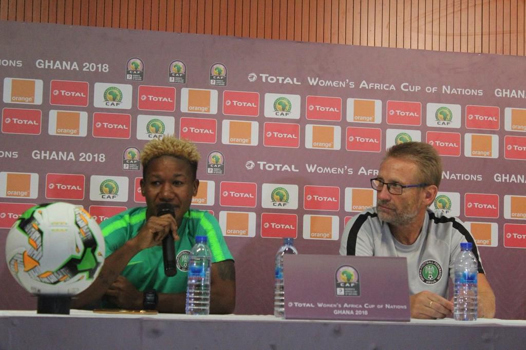 Thomas Dennerby and Rita Chikwelu