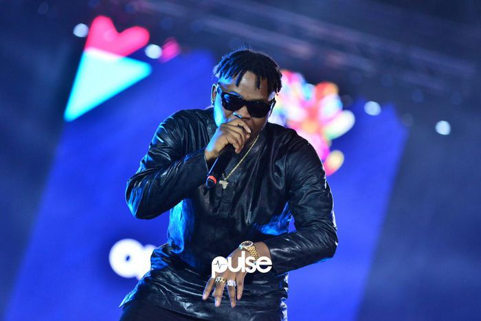 Olamide performing at Born In Africa Festival 2018