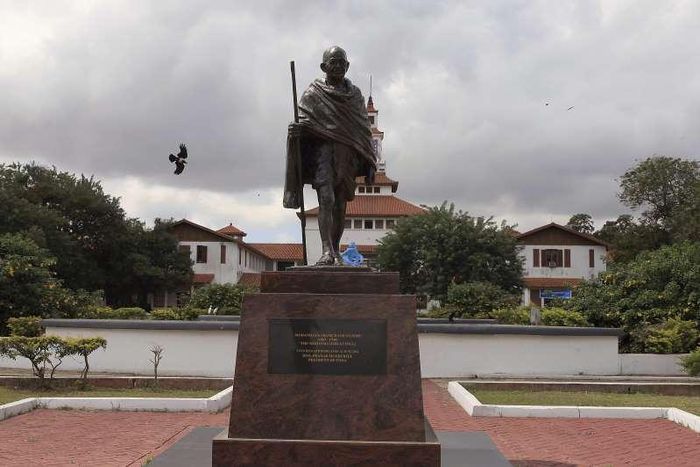Statue of Gandhi removed in University of Ghana after protest