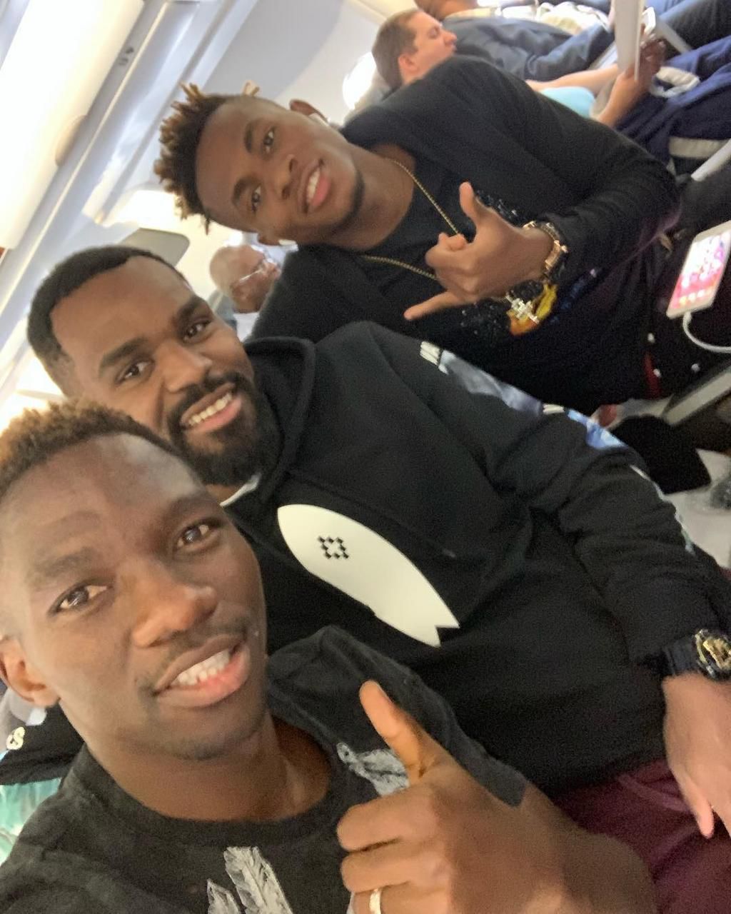 Kenneth Omeruo, Bryan Idowu and Samuel Chukwueze