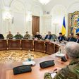 Ukrainian President Petro Poroshenko held a meeting of his military cabinet after the clash with Russia in the Kerch Strait