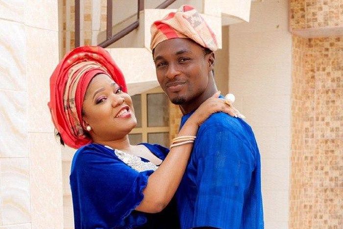 Toyin Aimakhu and husband  Adeniyi Johnson