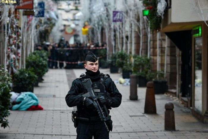 Hundreds hid in Strasbourg's bars and restaurants into the night as the gunman went on a shooting spree and the city remained on edge as police hunted for the 29-year-old Strasbourg native