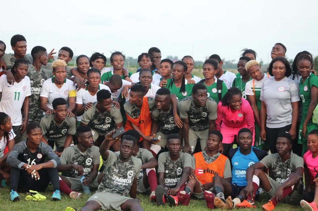 Super Falcons and  Dominion Hotspur