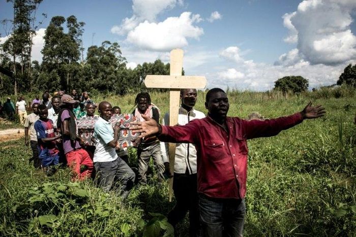 Mourning is all too frequent in eastern DR Congo, whether the departed were killed by militiamen or died of Ebola
