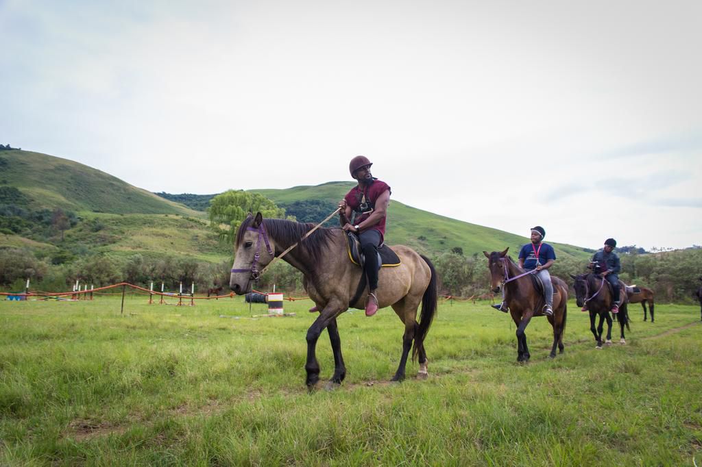 Group on Horse Ride