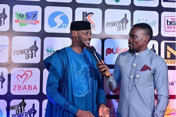 2face Idibia being interviewed by Andre Blaze