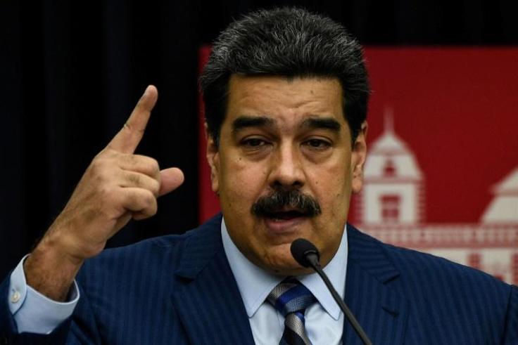 Venezuela's President Nicolas made tough accusations against the US, Brazil and Colombia during a press conference with foreign correspondents at the Miraflores presidential palace in Caracas