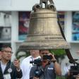 The bells will be sent back later this week to the church in the central town of Balangiga where they were looted by US soldiers avenging a surprise attack that killed 48 of their comrades on September 28, 1901