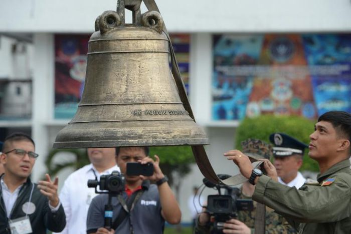 The bells will be sent back later this week to the church in the central town of Balangiga where they were looted by US soldiers avenging a surprise attack that killed 48 of their comrades on September 28, 1901