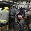 Responders at the scene of a Boko Haram attack (illustration)