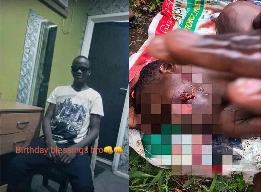 A boy has reportedly been killed following a raid by unknown policemen.