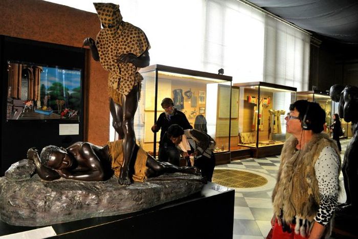 Belgium's Africa Museum, pictured in 2013 before its five-year restoration that curators hope will bury its reputation as a colonialist holdover