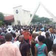 Protesters at the Akwa Ibom House of Assembly